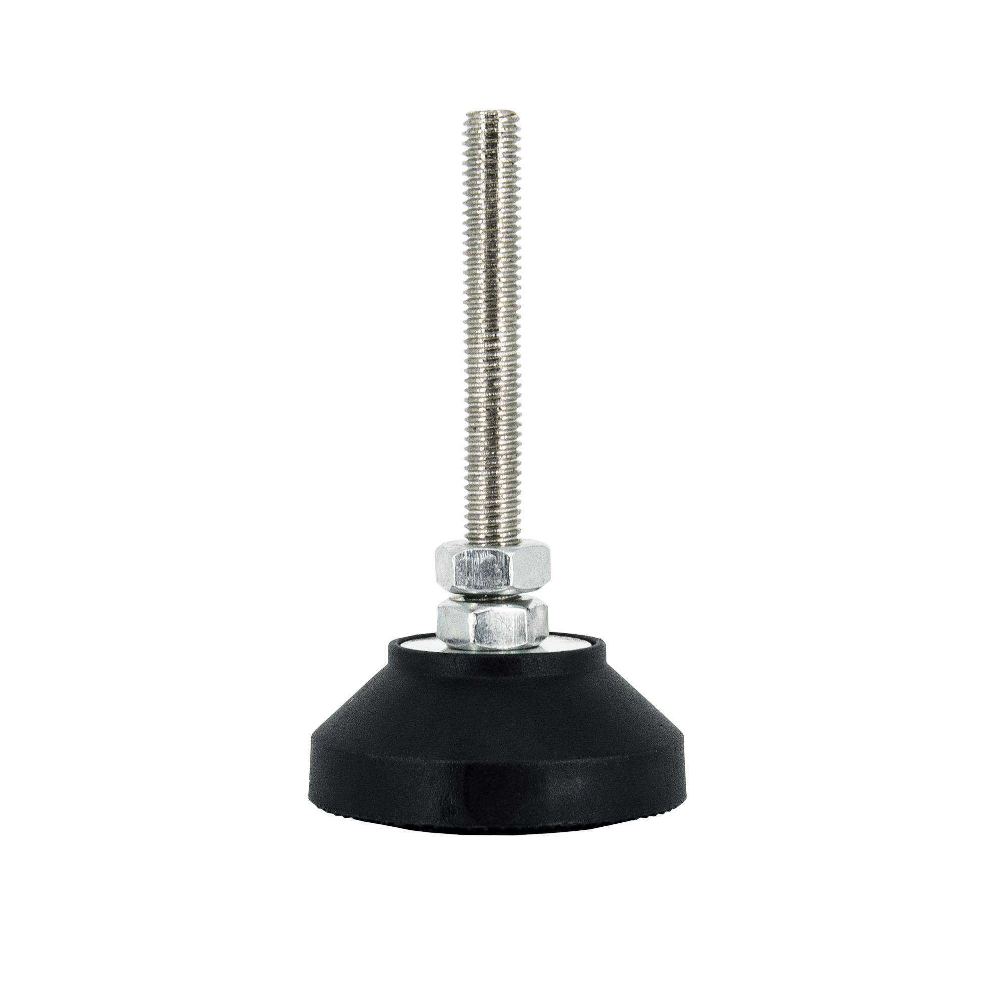 SCHMIDT systemprofile 4x Stellfuß M8 Fuß höhenverstellbar Maschinenfuß Standfuß Nivellierfuß Sockelfuß Aluprofil-Zubehör