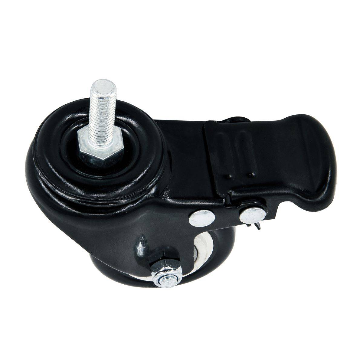 SCHMIDT systemprofile 4x Lenkrolle mit Bremse M8 Transportrolle Industrierolle Schwenkrolle 360° Aluprofil-Zubehör