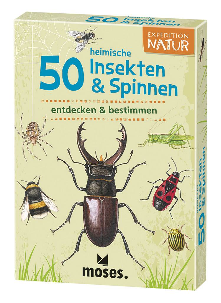 moses. Expedition Natur - 50 heimische Insekten und Spinnen| Bestimmu Neu & OVP