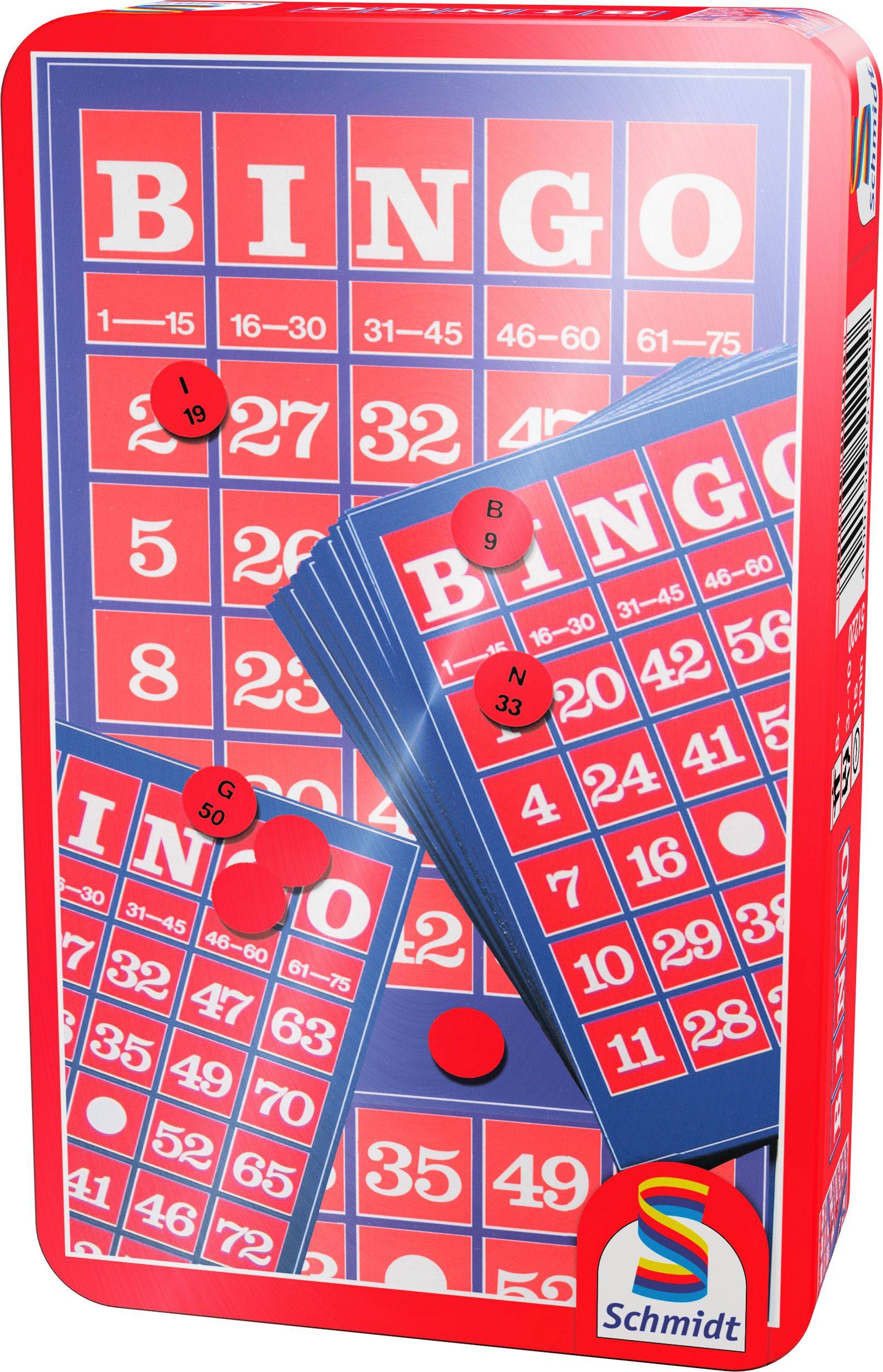 Schmidt Spiele 51220 Bingo, Bring Mich mit Spiel in der Metalldose Neu & OVP