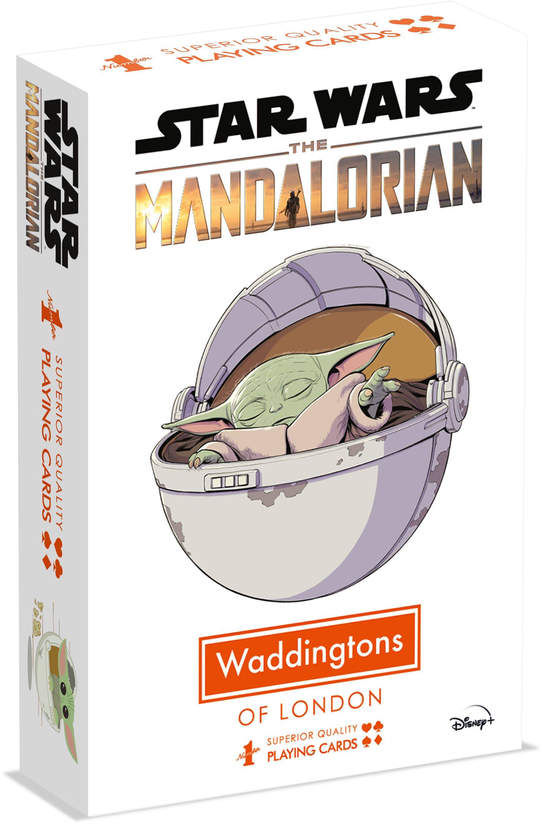 Winning Moves - Number 1 Spielkarten - Star Wars Mandalorian The Chil Neu & OVP
