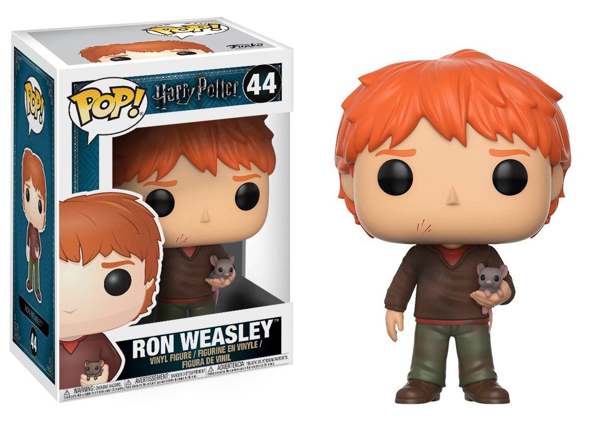 Funko Pop - Harry Potter - Ron Weasley with Scabbers Neu & OVP