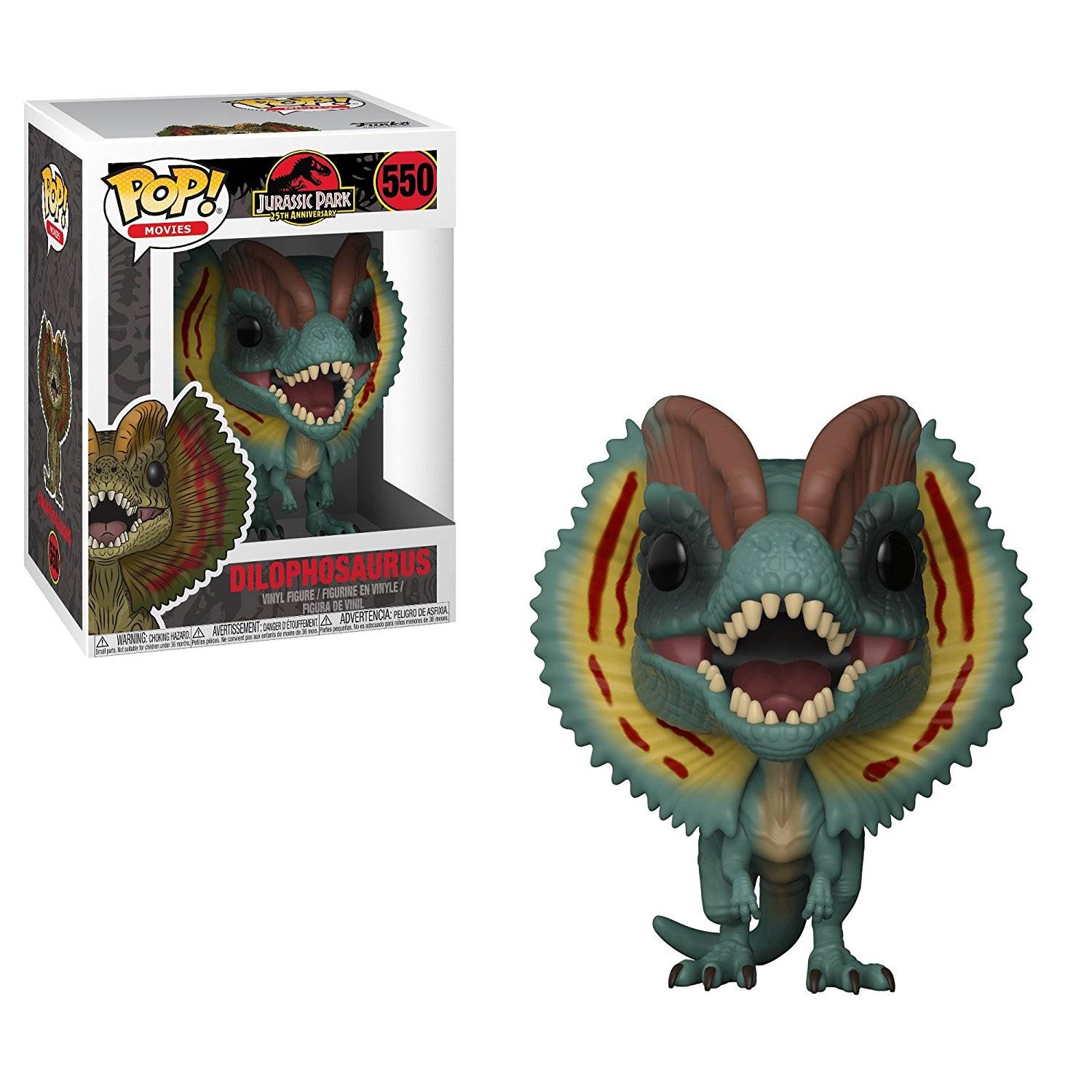 POP - Jurassic Park 25th. Anniv.- Dilophosaurus Neu & OVP