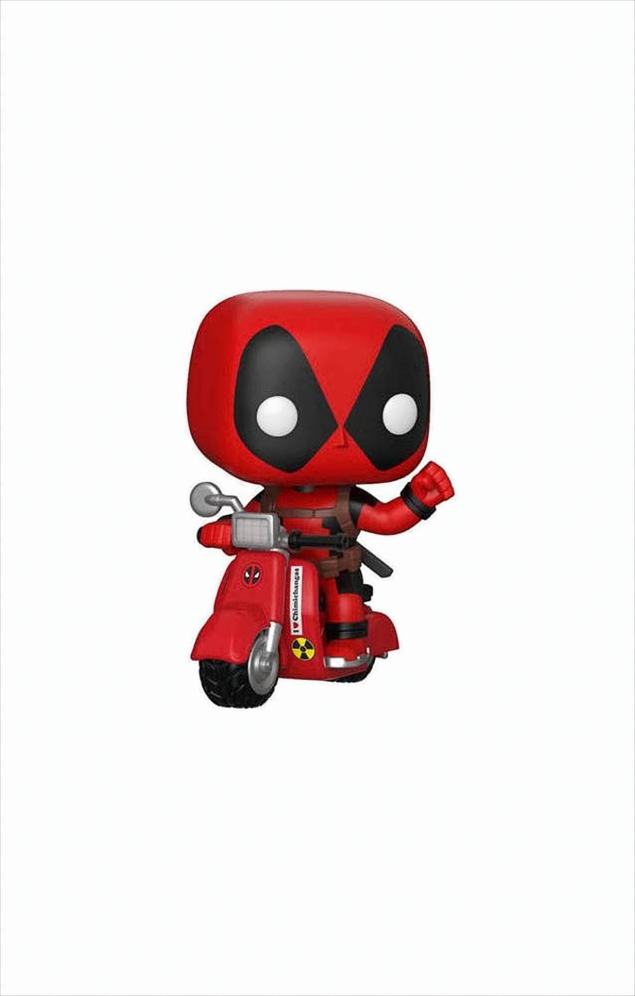 GW9108 POP RIDES - Marvel Deadpool on Scooter Neu & OVP