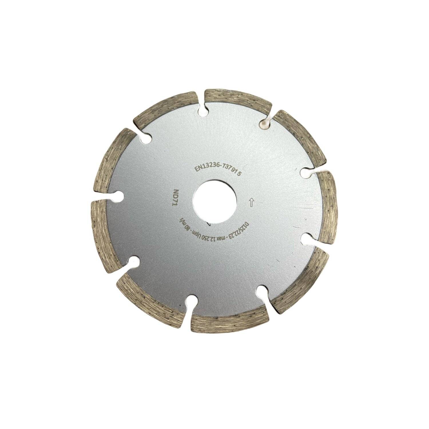 5x Diamant-Trennscheibe universal 125x/22,23mm Neton Ziegel Klinker Stein Diamantscheibe 9 Segmente silber
