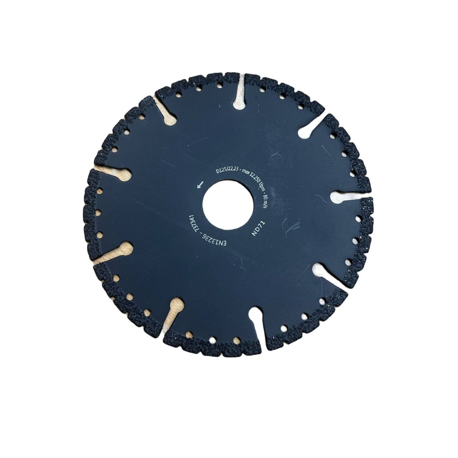 3x Diamant-Trennscheibe Multicut 2,4 x 5,0 / 125 mm 22,23 mm Multifunktionssägeblatt für Beton Stahl Guss PVC Holz