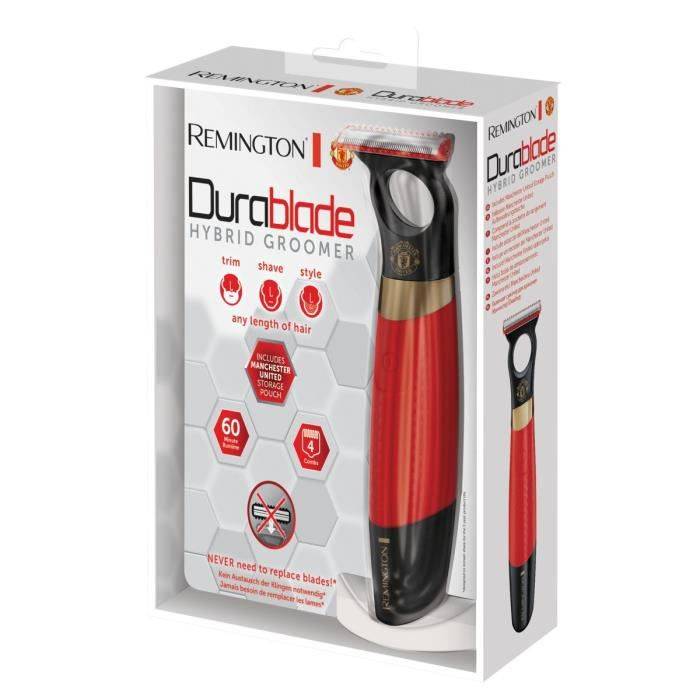 REMINGTON MB055 Manchester United Edition Langlebiger Bartschneider, wasserdicht, verziert, rasiert, stilvoll, Lithiumbatterie