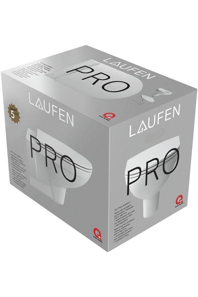 LAUFEN Pack PRO mit Wand-WC H 82096 0 weiß