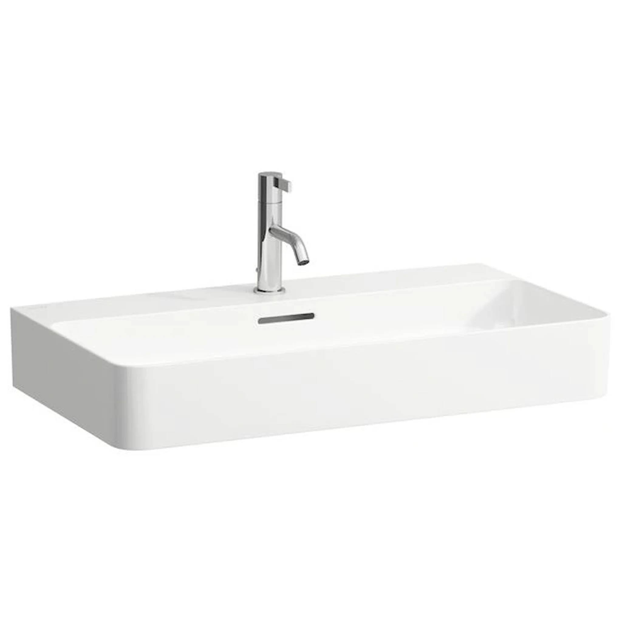 Laufen LF Val Aufsatz-WT, 81628.5, 1 HL, mit Überlauf, US geschlossen, 750x420, weiß, 1 Stk.