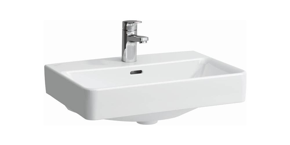 LAUFEN Waschtisch PRO S COMPACT 550x380mm mit Überlauf, 1 Hahnloch
