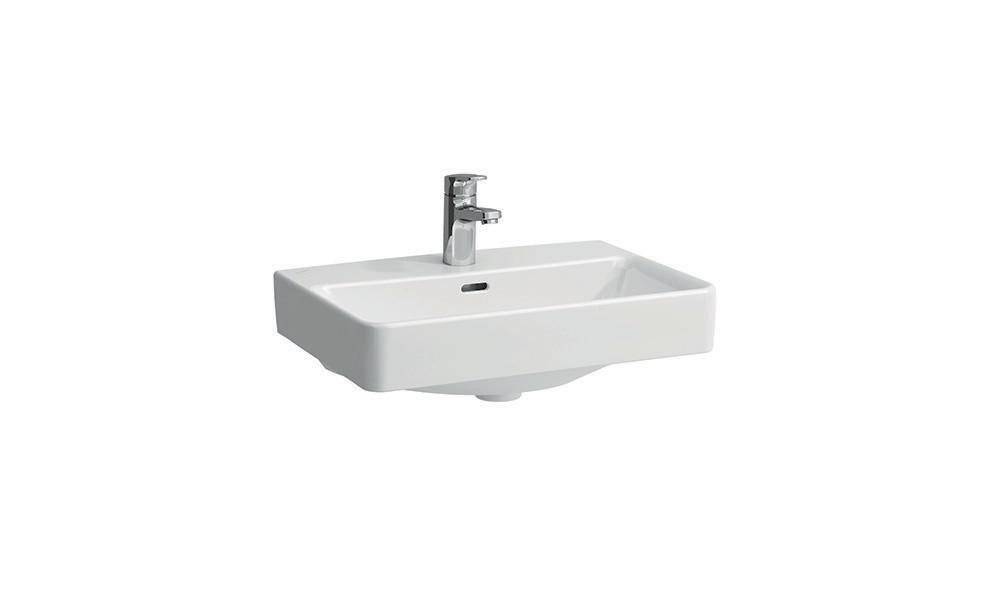 LAUFEN Waschtisch PRO S COMPACT 550x380mm mit Überlauf, 1 Hahnloch