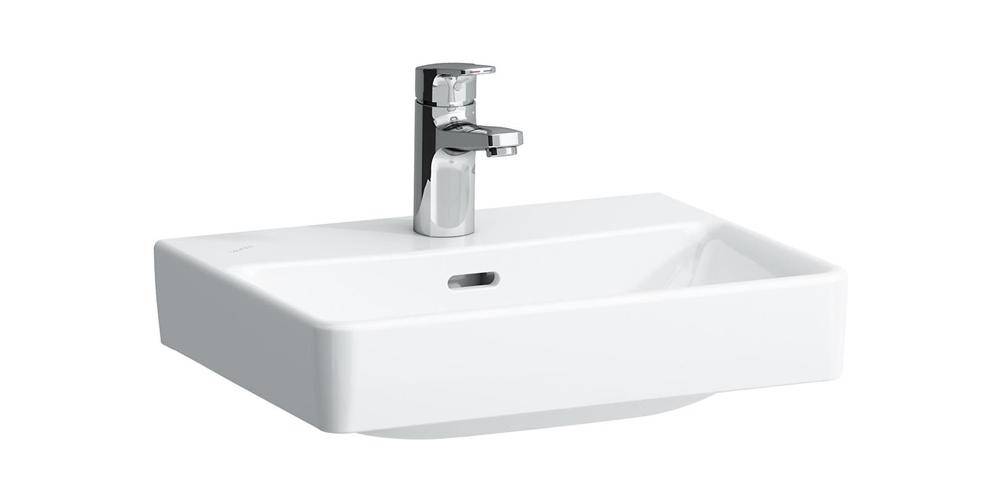 LAUFEN Handwaschbecken PRO S Spezialausf 450x340mm o ÜL o HL weiß