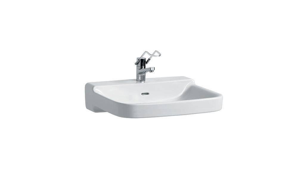 LAUFEN Waschtisch PRO LIBERTY 650x550mm barrierefr m HL m ÜL weiß