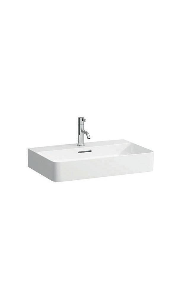 LAUFEN Waschtisch VAL 650x420mm m ÜL 1 HL-Ausf. weiß