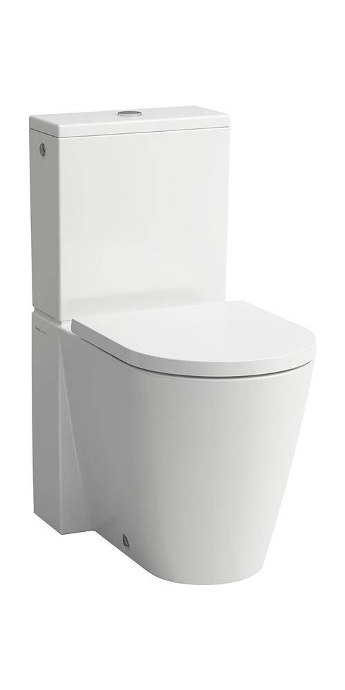 LAUFEN Stand-WC-Kombination KARTELL tief spülrandlos für Spülkasten