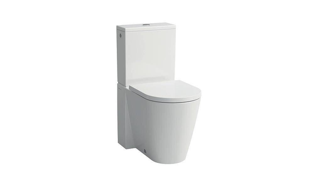 LAUFEN Stand-WC-Kombination KARTELL tief spülrandlos für Spülkasten