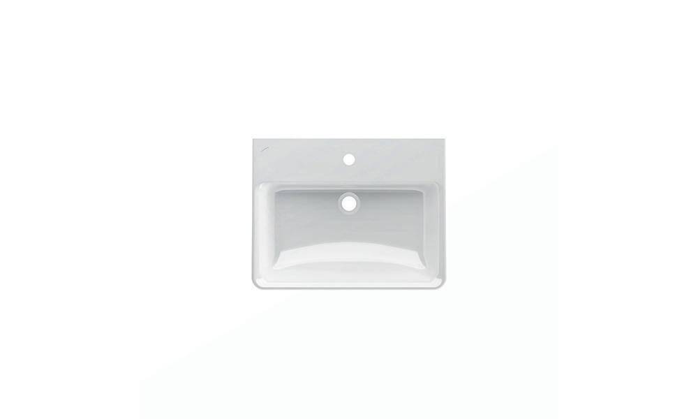 LAUFEN Waschtisch PRO S 600x465mm mit Überlauf, 1 Hahnloch weiß