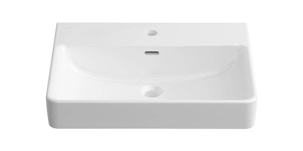 LAUFEN Waschtisch PRO S 600x465mm mit Überlauf, 1 Hahnloch weiß
