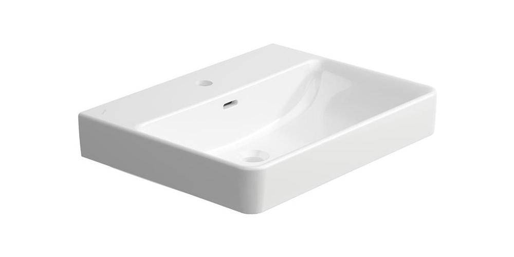 LAUFEN Waschtisch PRO S 600x465mm mit Überlauf, 1 Hahnloch weiß