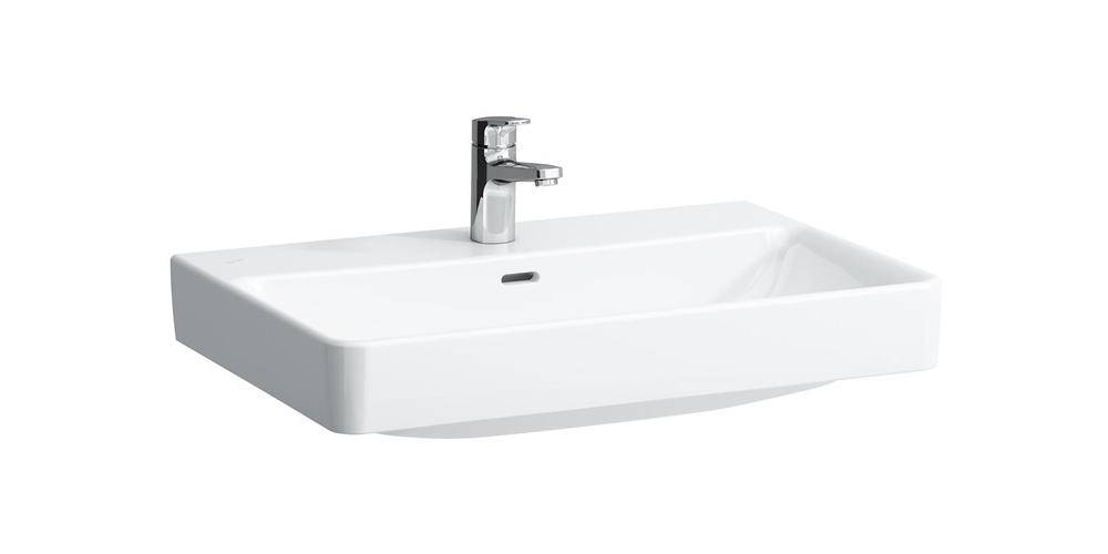 LAUFEN Waschtisch PRO S 700x465mm mit Überlauf, 1 Hahnloch weiß