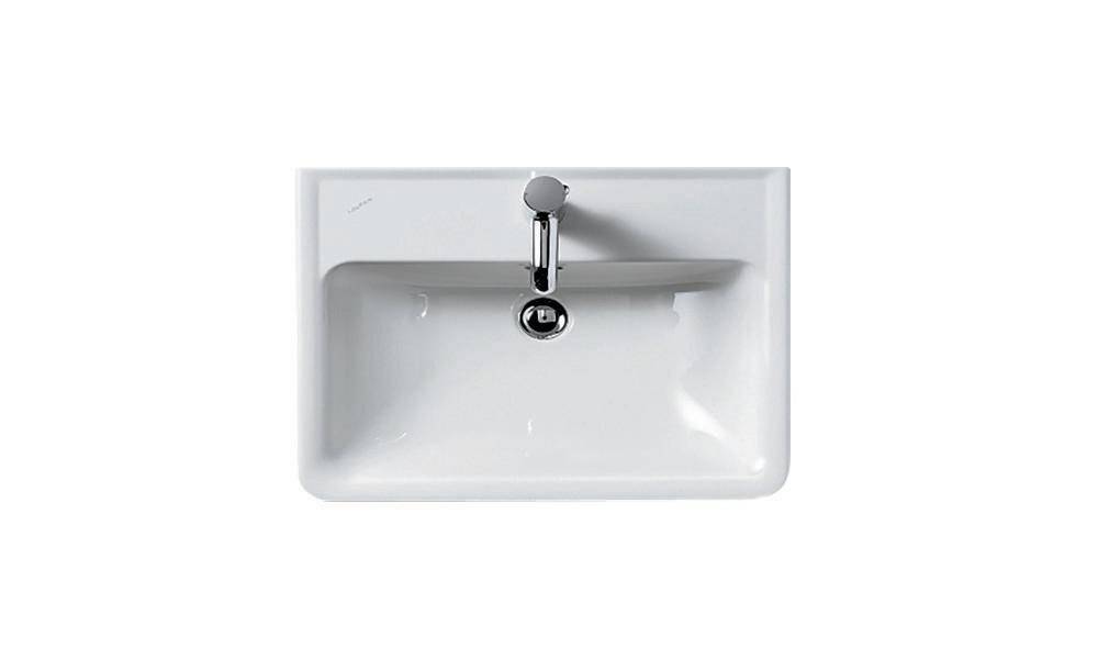 LAUFEN Waschtisch PRO A m Überlauf ohne Hahnloch 600x480mm weiß