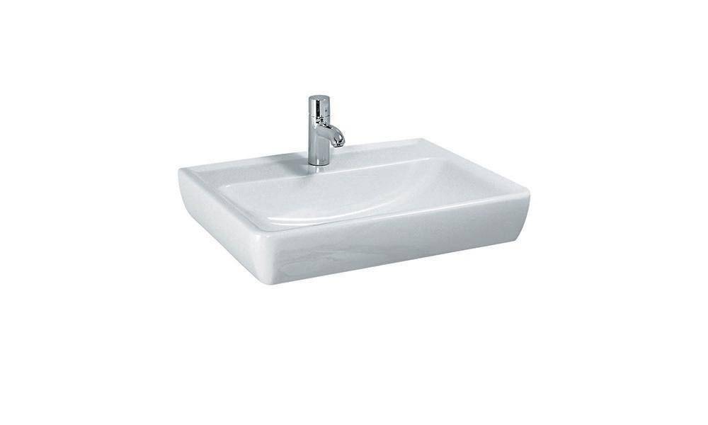 LAUFEN Waschtisch PRO A m Überlauf ohne Hahnloch 600x480mm weiß
