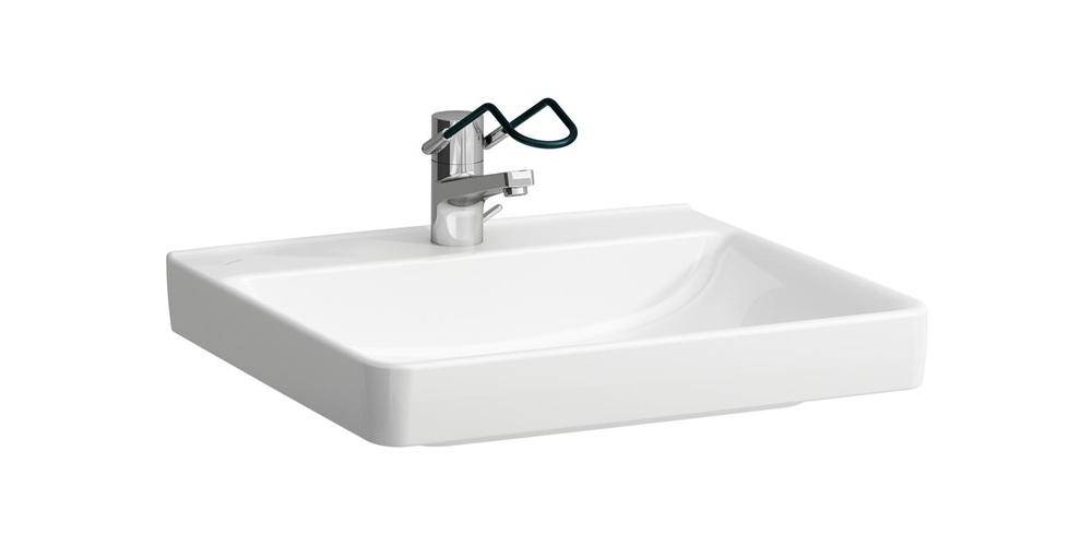 LAUFEN Waschtisch PRO LIBERTY 600x550mm barrierefr m HL o ÜL weiß