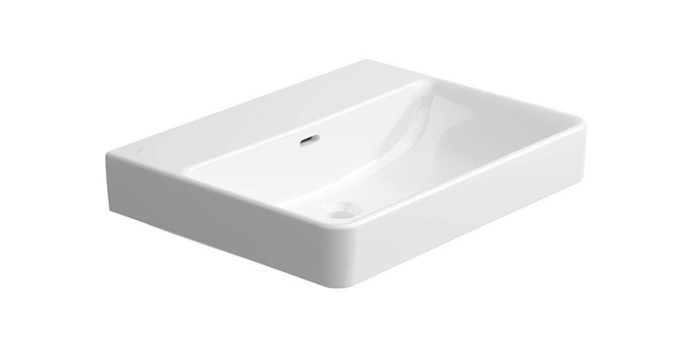LAUFEN Waschtisch PRO S 600x465mm m Überlauf ohne Hahnloch weiß