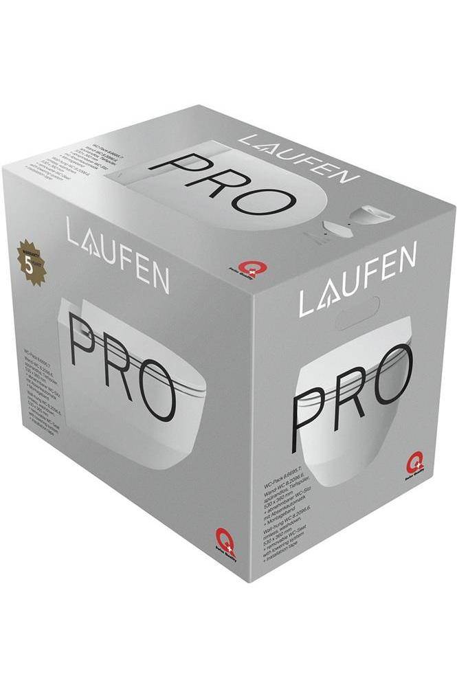 LAUFEN Pack PRO mit Wand-WC H 82096 6 weiß