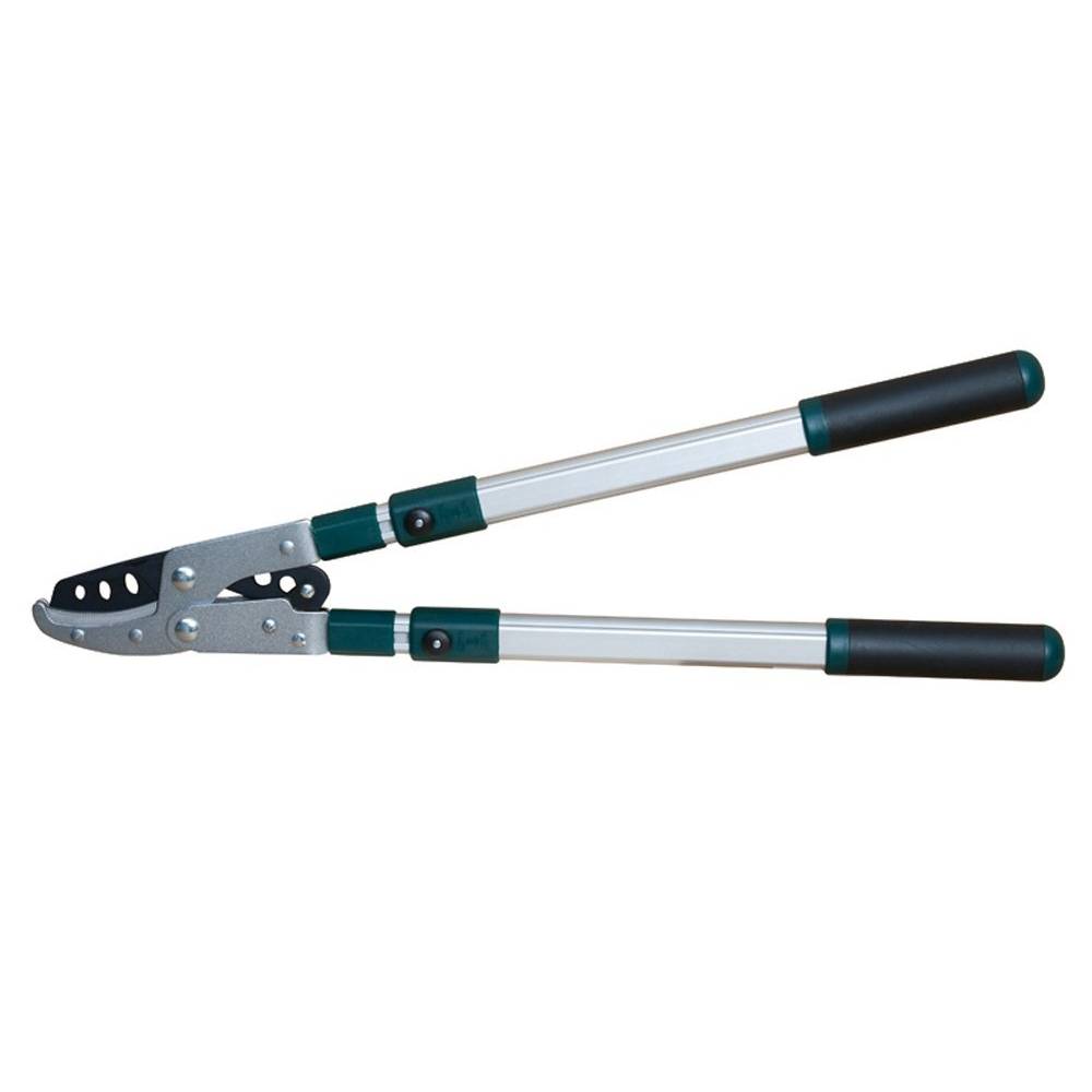 Siena Garden 358328 Alu Pro Amboss Astschere 68-102 cm 5-fach teleskopierbar, grau/schwarz