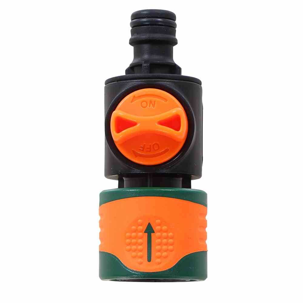 Siena Garden 399-849 Regulierventil stufenlos regulierbar, schwarz/orange (1 Stück)