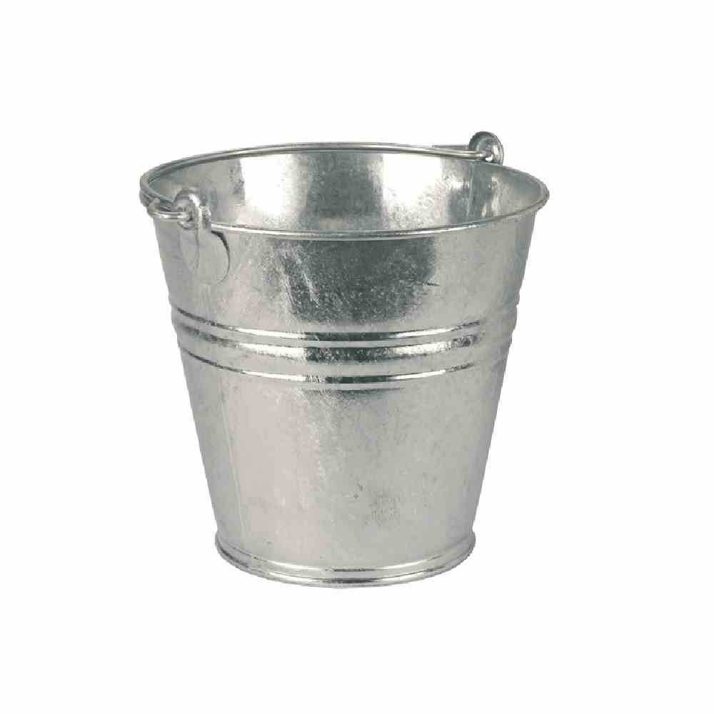 Kerbl 291-81 Wassereimer 9l verzinkt mit Tragegriff, Nr.28, silber