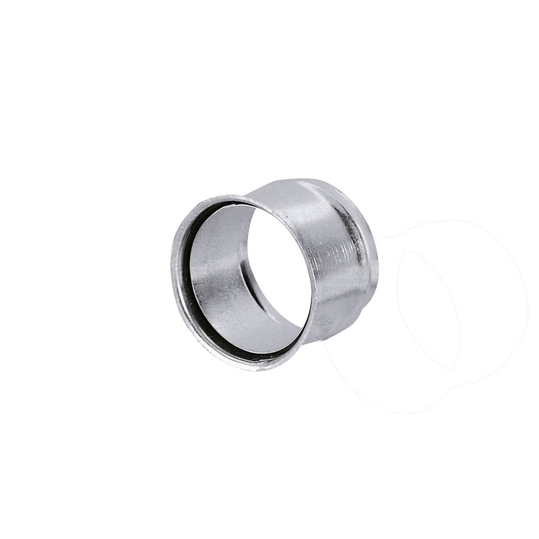 Bertrams 32612 Wandmuffe dopp.130mm FAL, silber/grau (1 Stück)