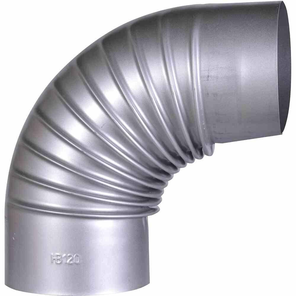 FireFix Ofenrohrbogen 90 FAL 120 mm ohne Tr/Sichtfenster