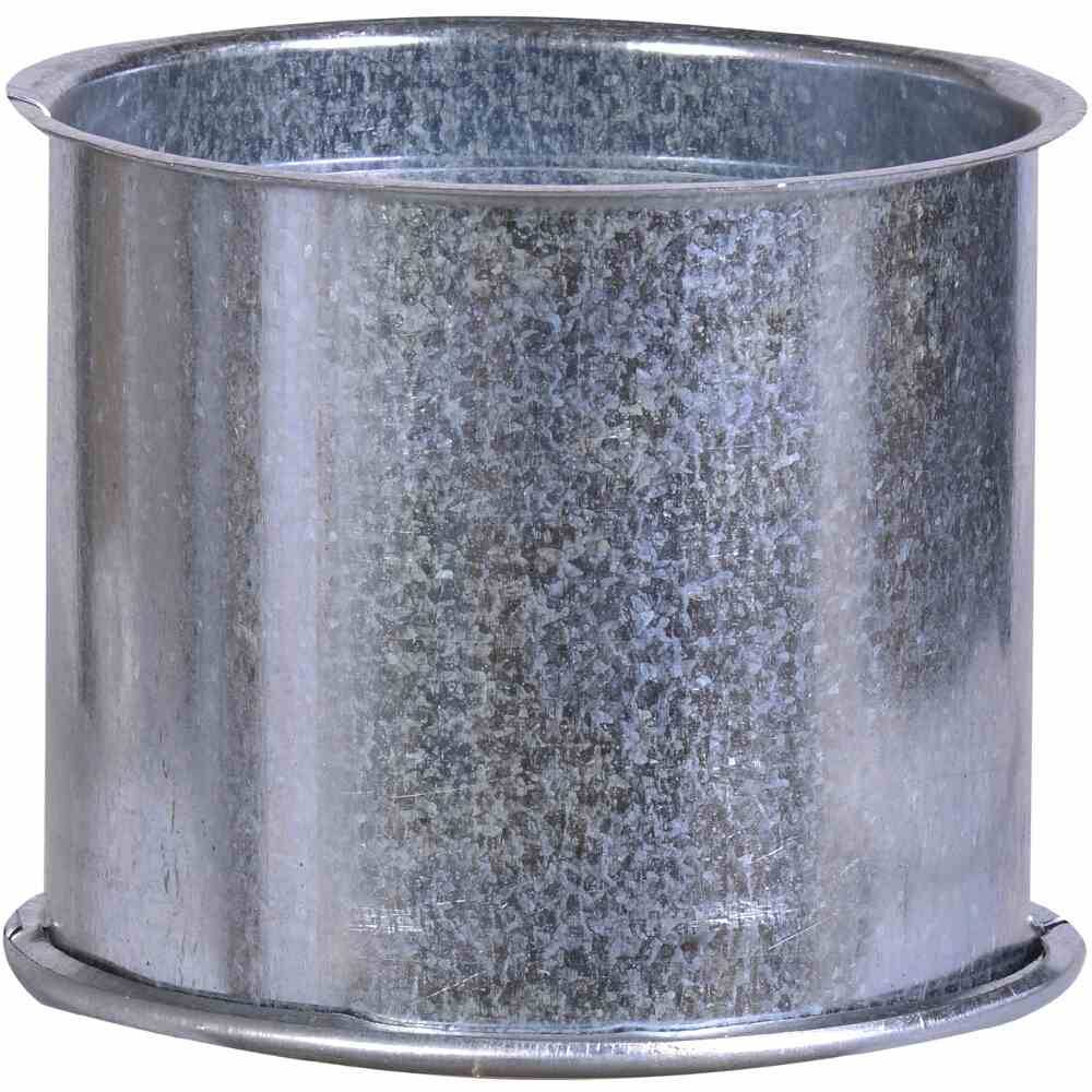 FIREFIX A100/WD Ofenrohr Doppelwandfutter FAL Ø 100 mm, grausilber