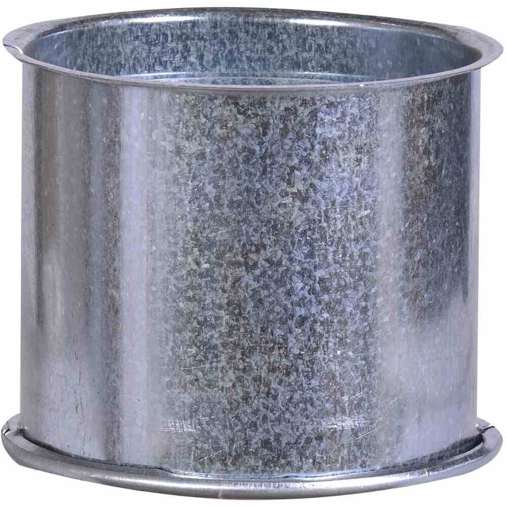 FIREFIX A110/WD Ofenrohr Doppelwandfutter FAL Ø 110 mm, grausilber