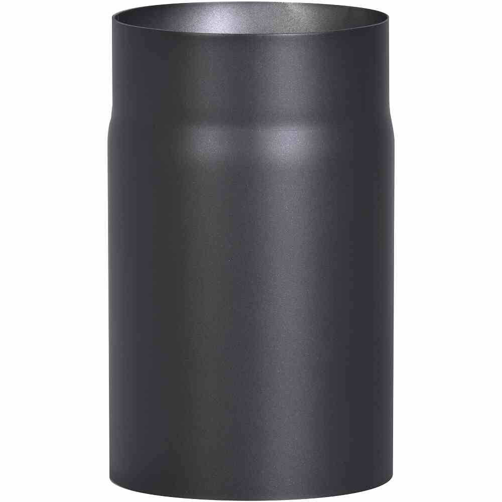 FIREFIX R150/15 Ofenrohr 150 mm, Ø 150 mm, Wandstärke 2 mm, schwarz (1 Stück)