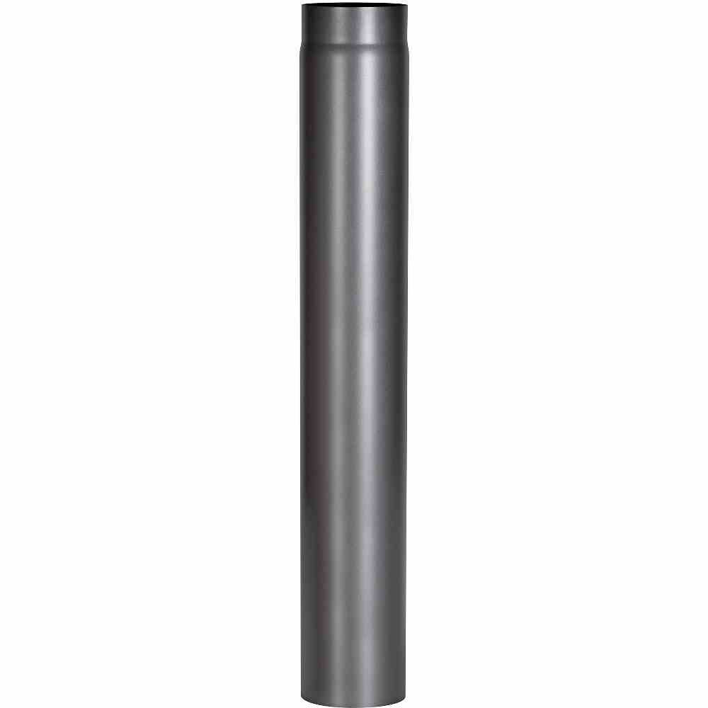 FIREFIX RD150/1 Ofenrohr 1000mm,Ø150mm,gr Wandstärke 2 mm, grau, grau