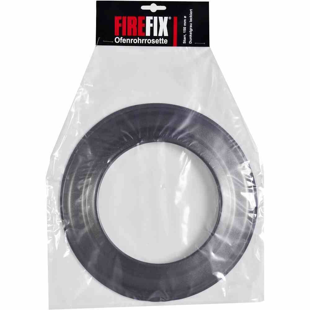 FIREFIX RD150/R Ofenrohr Rosette Ø150,gr Farbe: grau, grau
