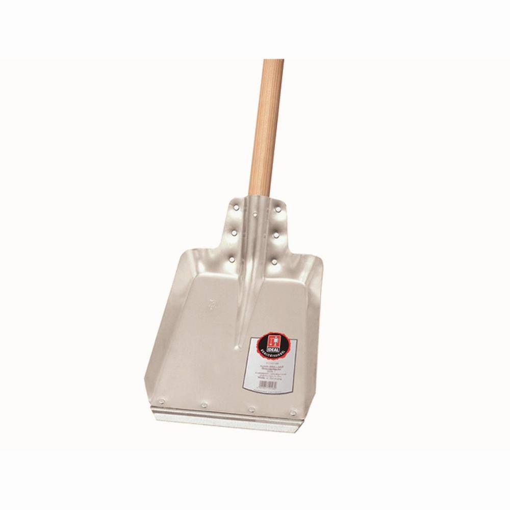IDEAL 061-9072000 Alu-Hallens.Schaufel Gr.7 mit Kante / ohne Stiel, silber