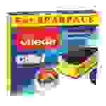 Vileda 10471 Glitzi Topfreiniger mit Tuch- & Scheuerseite, Härtegrad Universal, mehrfarbig (6er Pack)