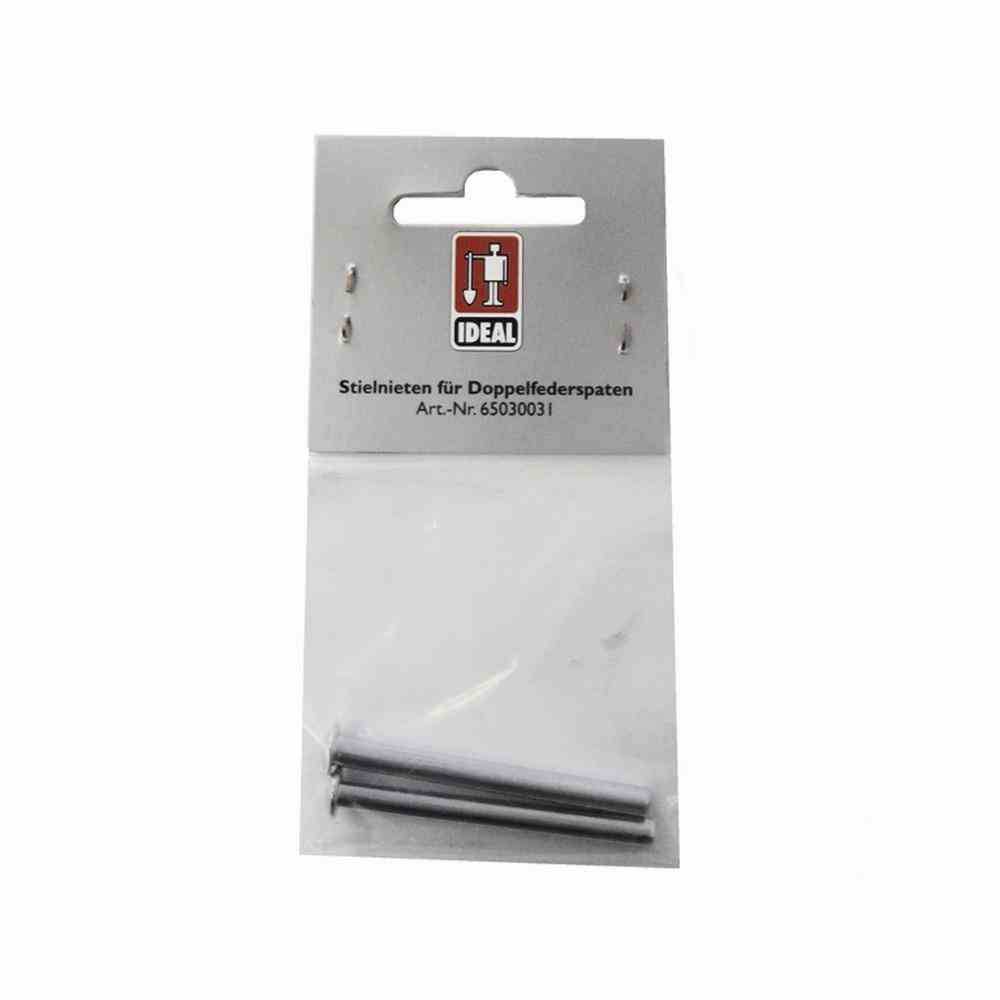 IDEAL 650-30031 SB-Stielnieten für Spaten, verzinkt, silber (2er Pack)