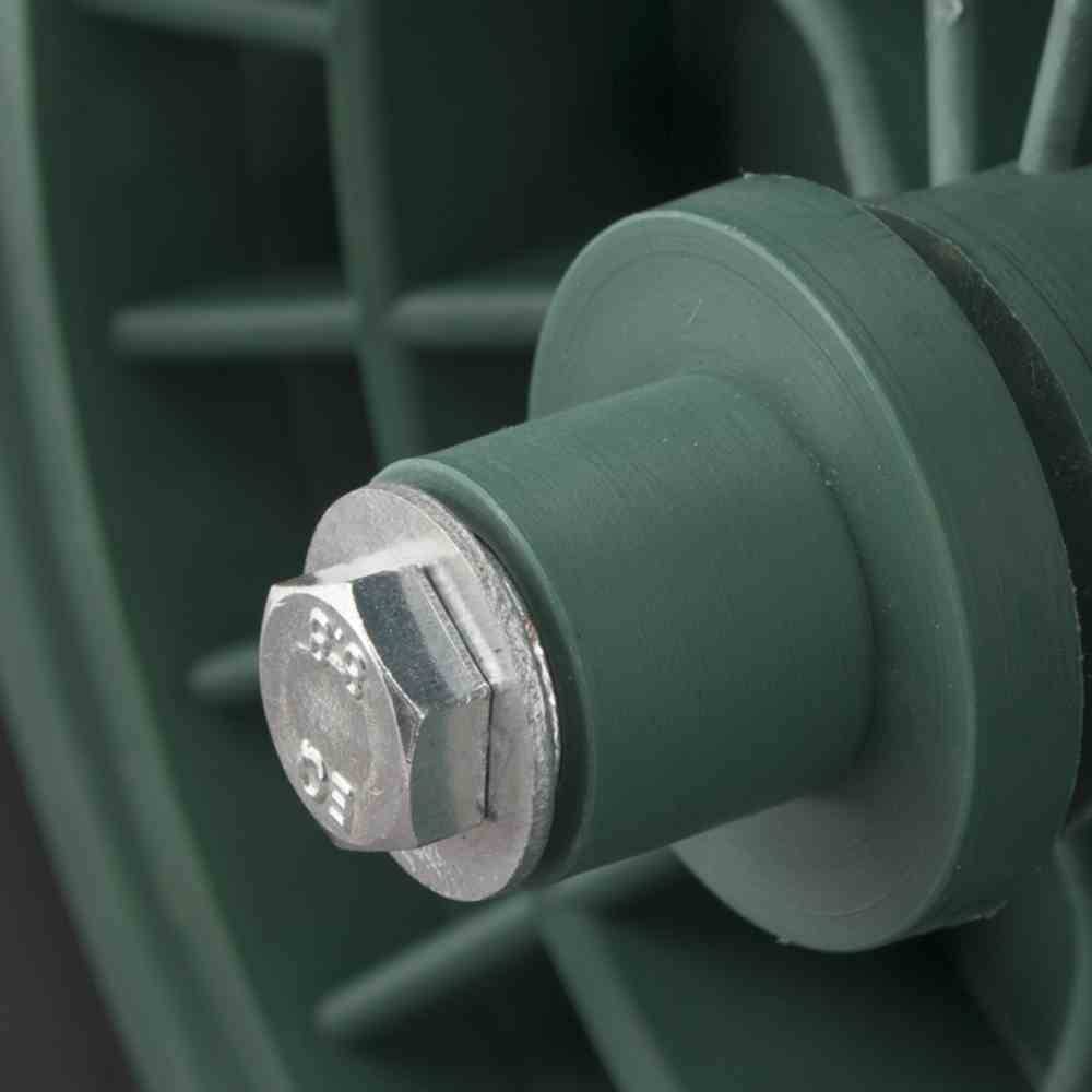 REWWER-TEC HGGG E-Rad für Fort-Schubkarren KST-Felge, schwarz/grün (1 Stück)