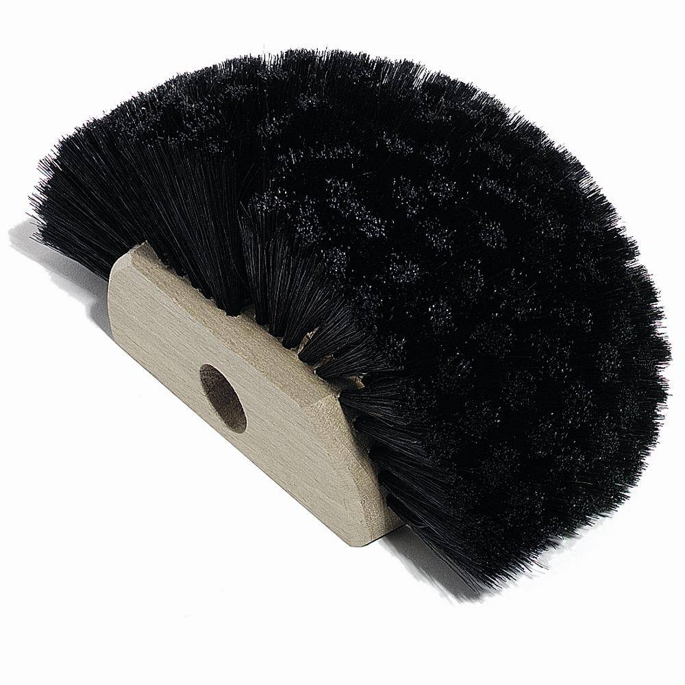 Siena Garden 902-68300 Spinnfeger Halbmond Rosshaar-Mischung, schwarz/natur