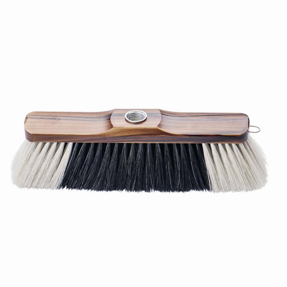 BÜMAG 629-580WBG Zimmerbesen 29cm Mischung ws. Bart, lackiert, braun