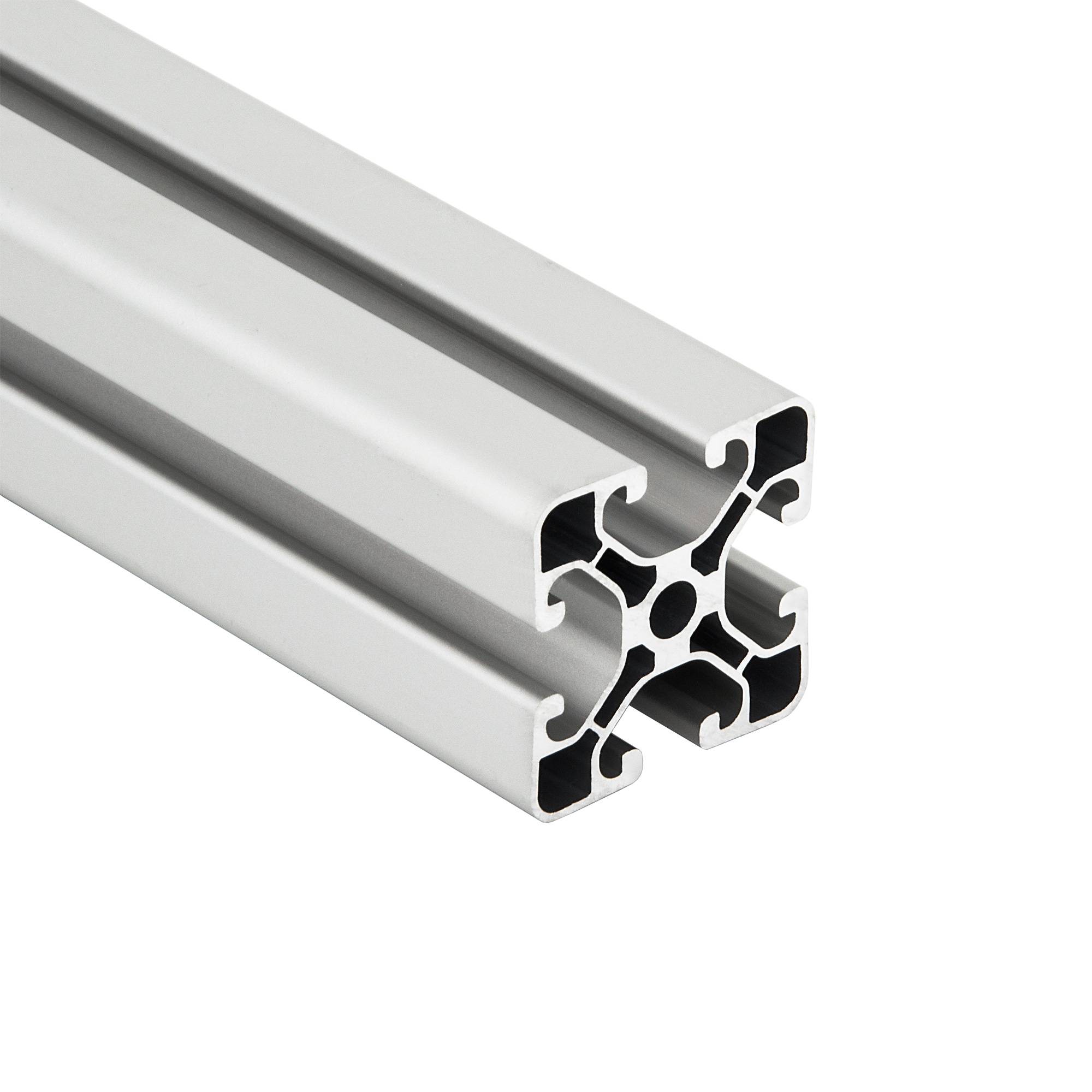SCHMIDT systemprofile Aluprofil 40x40 mm Nut 8 Typ I 1800 mm - Aluminiumprofil eloxiert, Strebenprofil 4040, Konstruktionsprofil für Maschinenbau