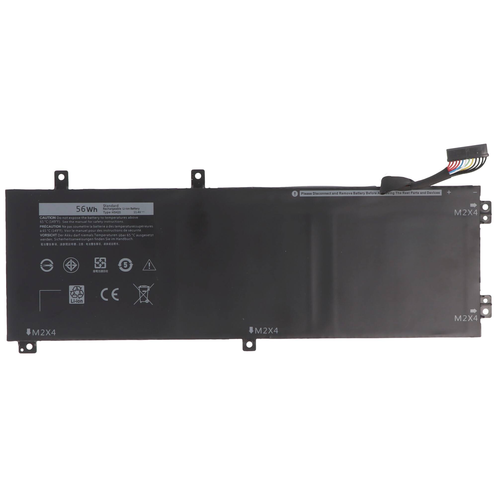 Akku passend für Dell XPS 15 9560 Li-ion 11,4V 4910mAh, 56Wh, kein original Dell Akku