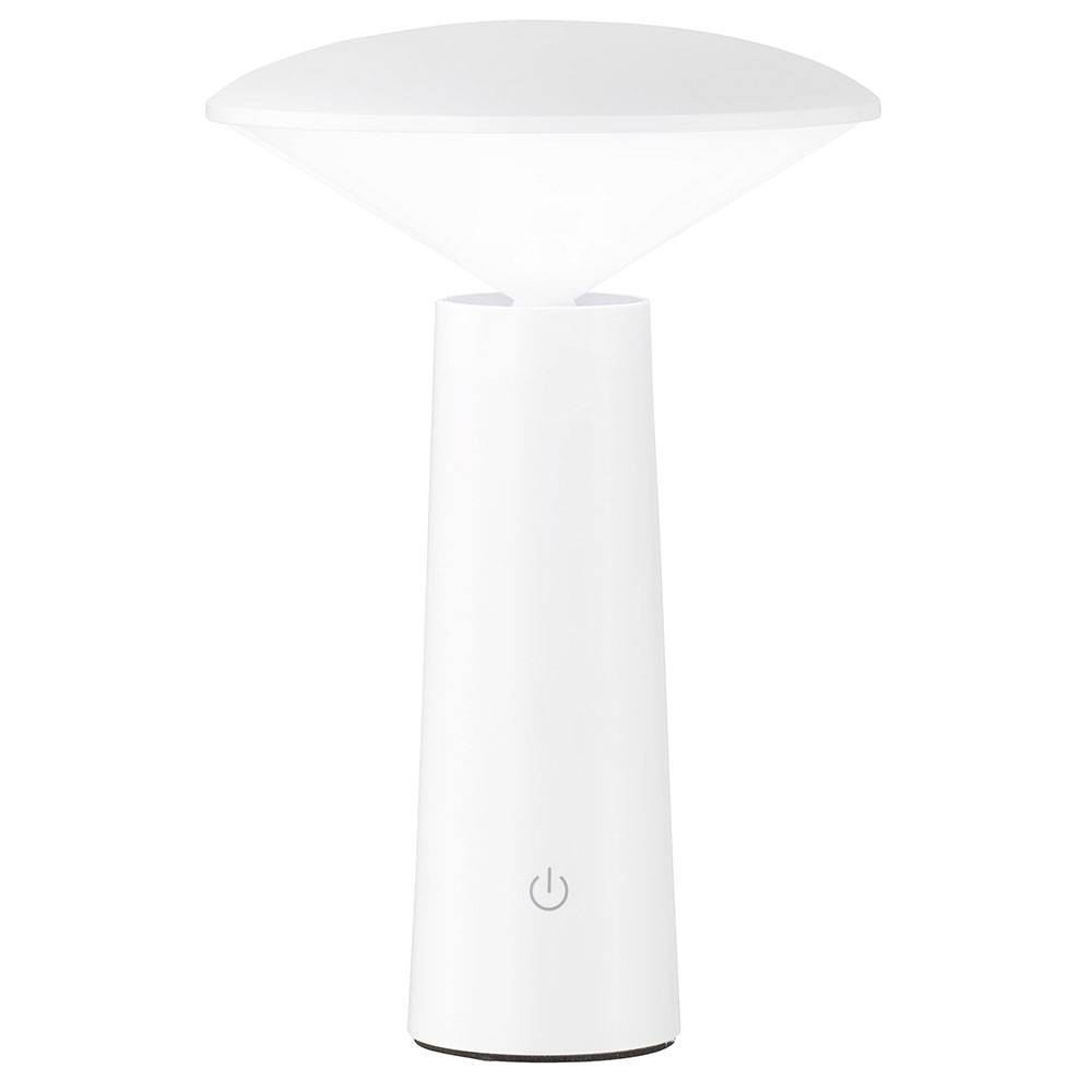 LED Tischleuchte Garten Outdoor Leuchte Batterie Akku Außentischlampe, dimmbar CCT Schaltung schwenkbar IP44, 2W 200lm 3000K 4750K 6500K , DxH 14x21