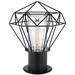 Sockelleuchte Außen Standleuchte Garten schwarz Außenstandleuchte Edelstahl, Industrial Design Gitterschirm, 1x E27, H 31,5 cm Sockelleuchte Außen Standleuchte Garten schwarz Außenstandleuchte Edelstahl, Industrial Design Gitterschirm, 1x E27, H 31,5 cm