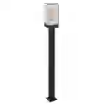 Pollerleuchte E27 Wegeleuchten Außen schwarz Aussenleuchten Garten Standleuchte, Aluminium Druckguss Kunststoff klar, 1x E27, LxBxH 10x10x100 cm Pollerleuchte E27 Wegeleuchten Außen schwarz Aussenleuchten Garten Standleuchte, Aluminium Druckguss Kunststoff klar, 1x E27, LxBxH 10x10x100 cm